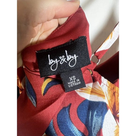 Boho Floral Hi Low Dress size XS NWT - Picture 7 of 10